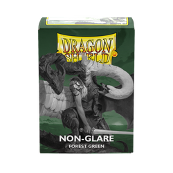 Dragon Shield Non-Glare Matte Forest Green Sleeves (100-Pack)