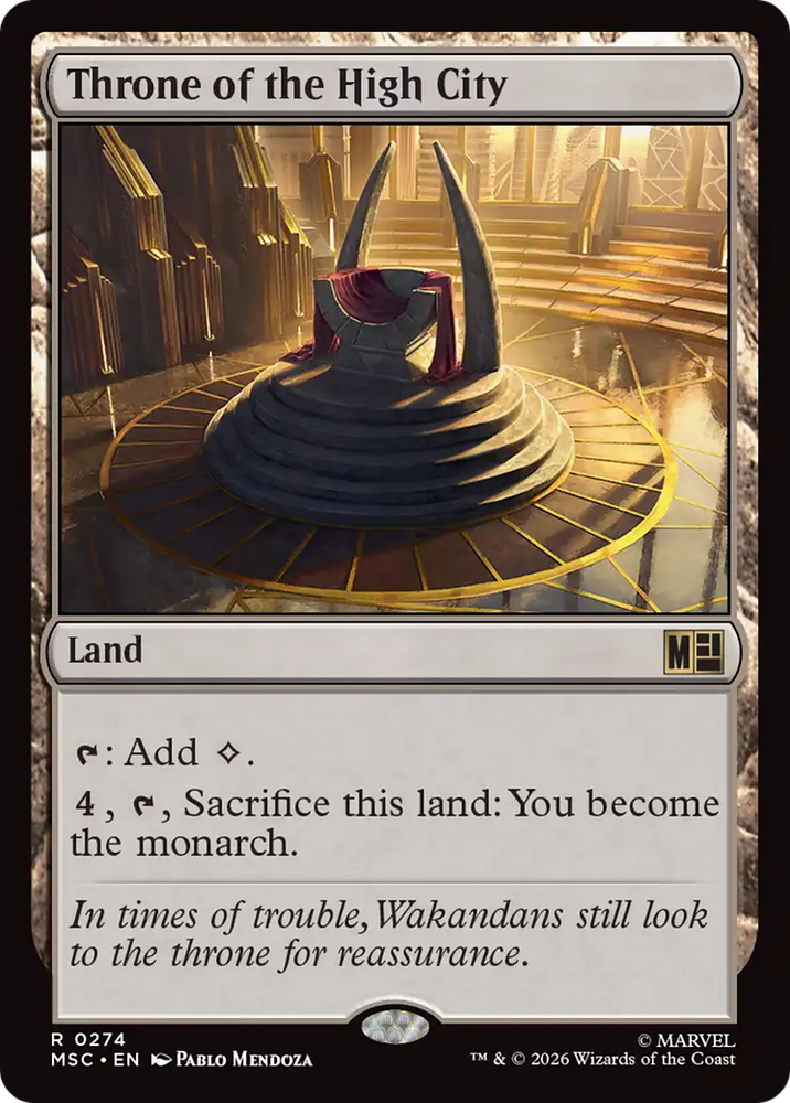 Throne of the High City (Surge Foil) [Marvel Super Heroes Commander]