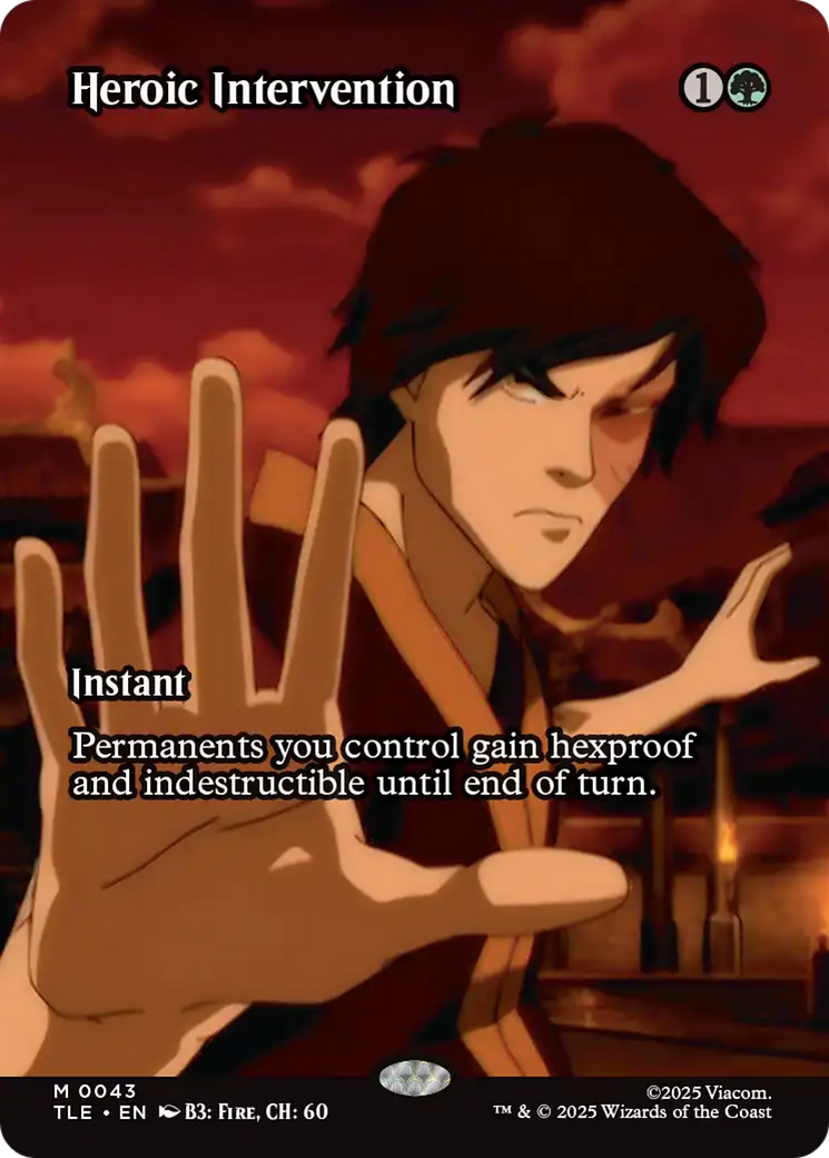 Heroic Intervention (Borderless) [Avatar: The Last Airbender: Eternal-Legal]
