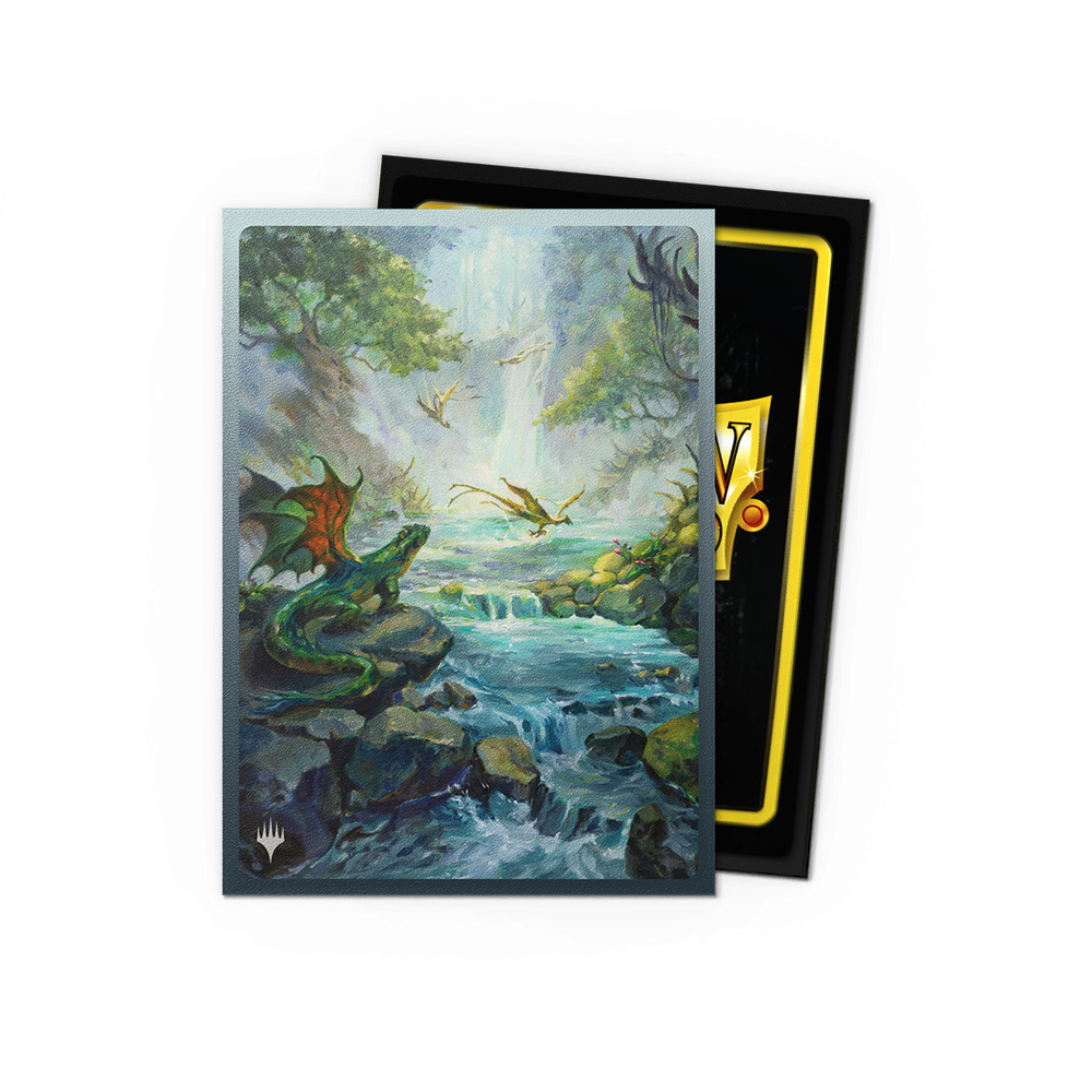 Dragon Shield: Standard 100ct Sleeves - Landfall Series - Misty Rainforest (Dual Matte)