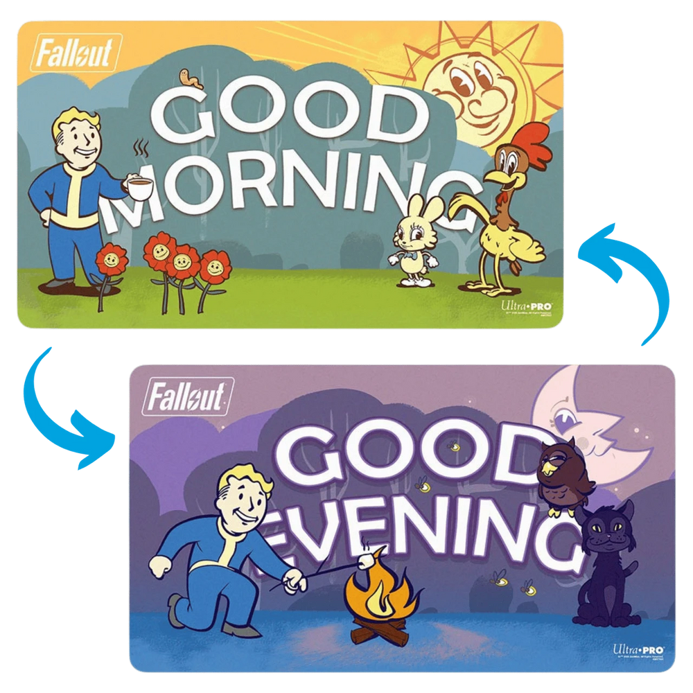Ultra Pro Playmat: Fallout - Good Morning/Good Evening Playmat
