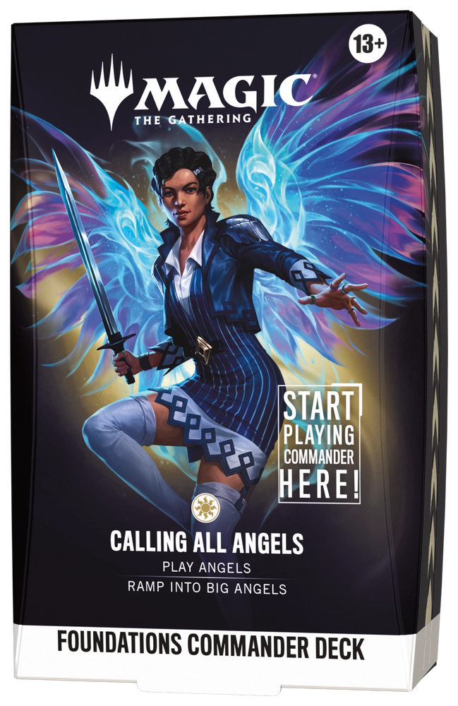 Magic: The Gathering Foundations Commander Deck - Calling All Angels official product image