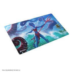 Double-Sided Playmat - Reality Fracture - Kiora of Salt and Sand / Kiora of Fire official product image