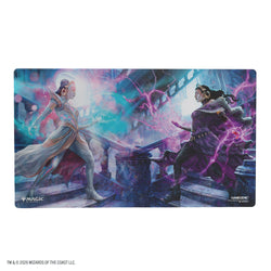 Shiny Playmat - Reality Fracture - Liliana, Devoted Healer / Liliana, Callous Necromancer official product image