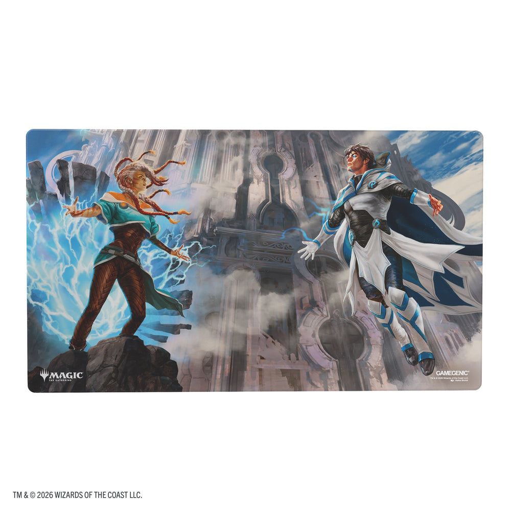 Shiny Playmat - Reality Fracture - Tam Beleren, Conflicted / Jace, Building Reality official product image