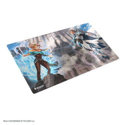 Shiny Playmat - Reality Fracture - Tam Beleren, Conflicted / Jace, Building Reality official detail image