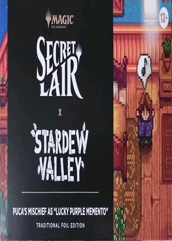 Secret Lair x Stardew Valley - Puca's Mischief As "Lucky Purple Memento" - Traditional Foil