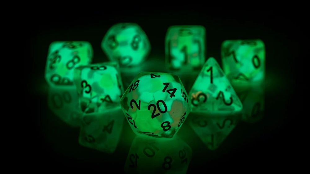 Sirius Dice Lucky Charms Glowworm Dice Set